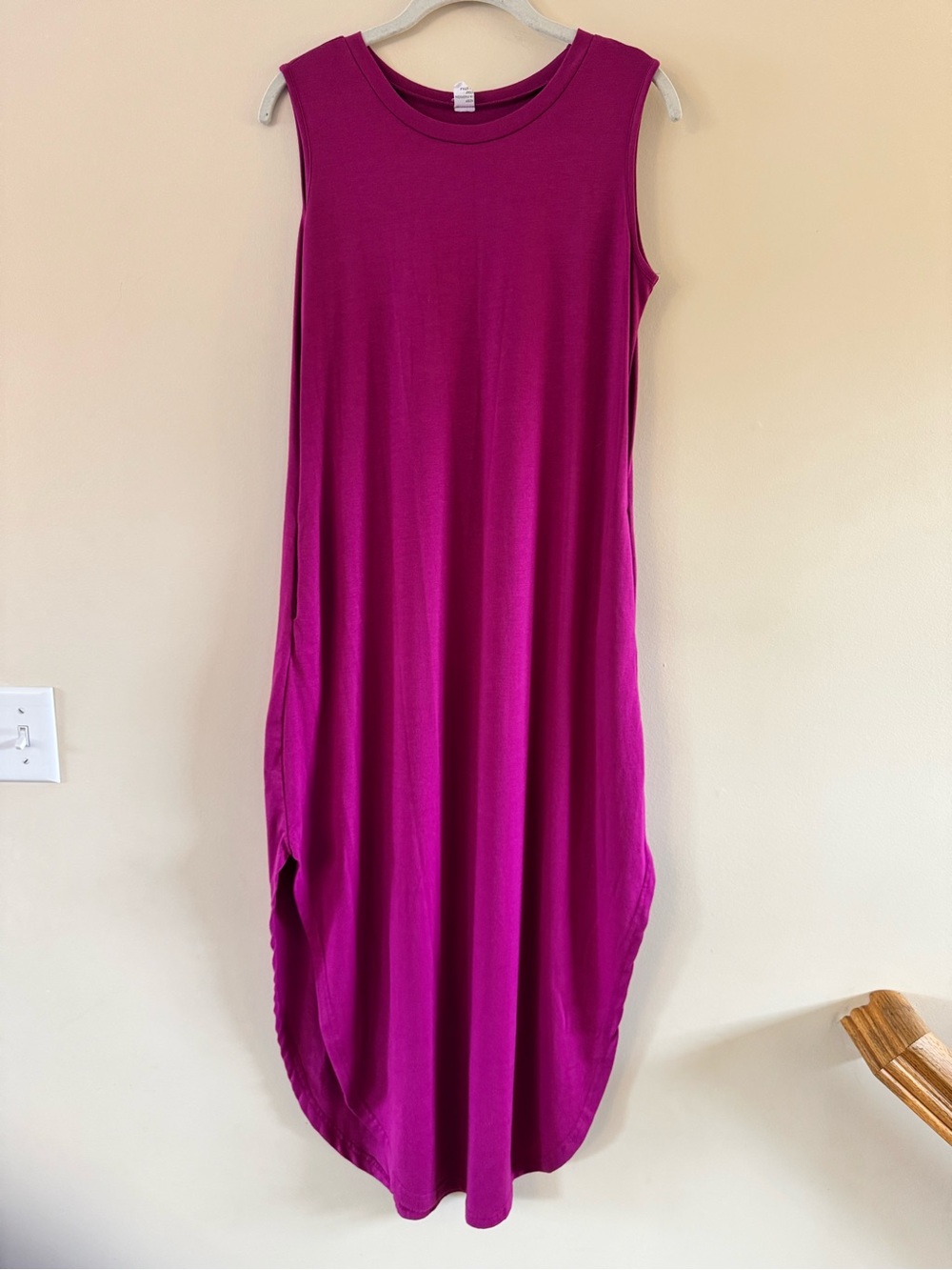 Anrabess Sleeveless Fuchsia Maxi Dress - Women S